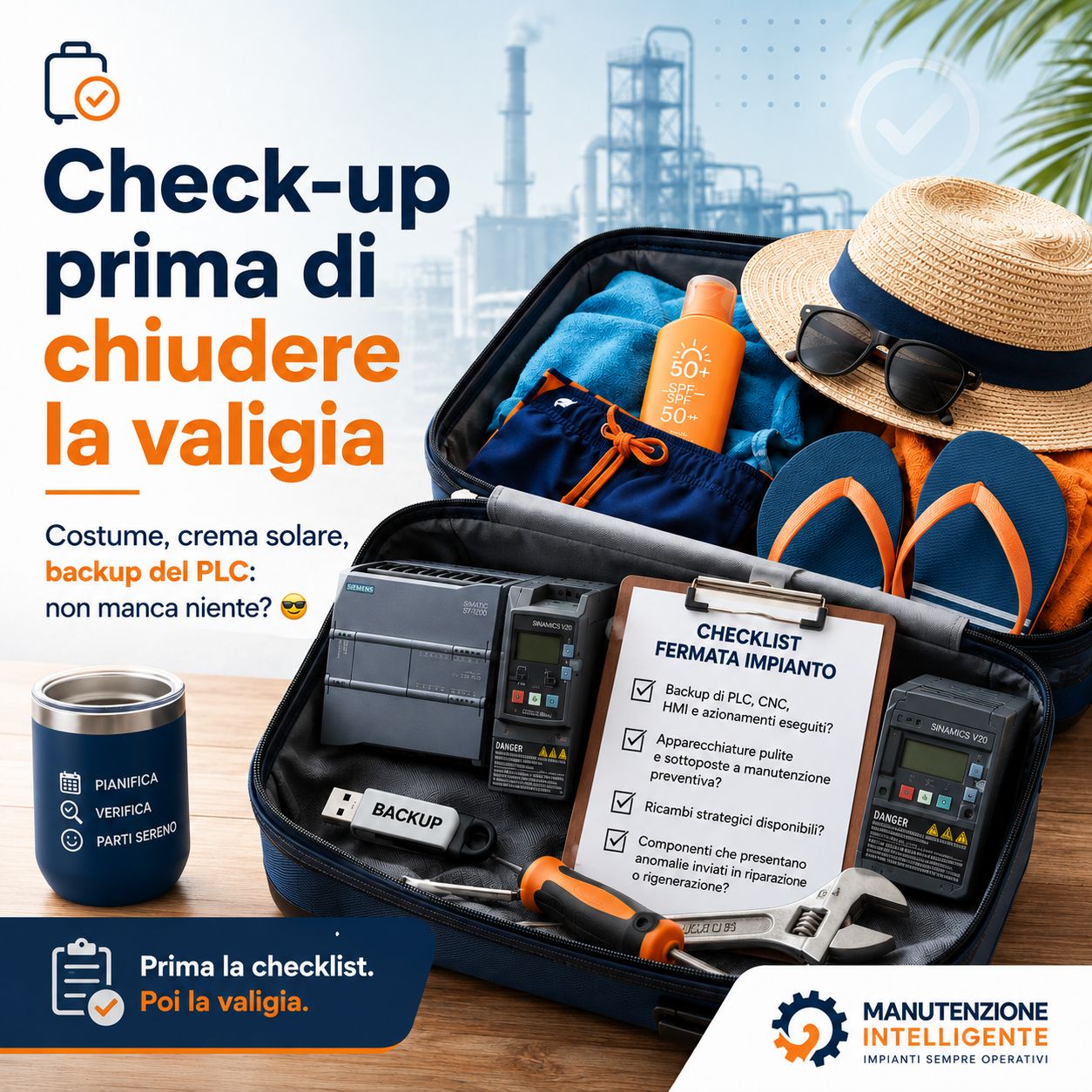 Check-up fermo estivo impianti industriali
