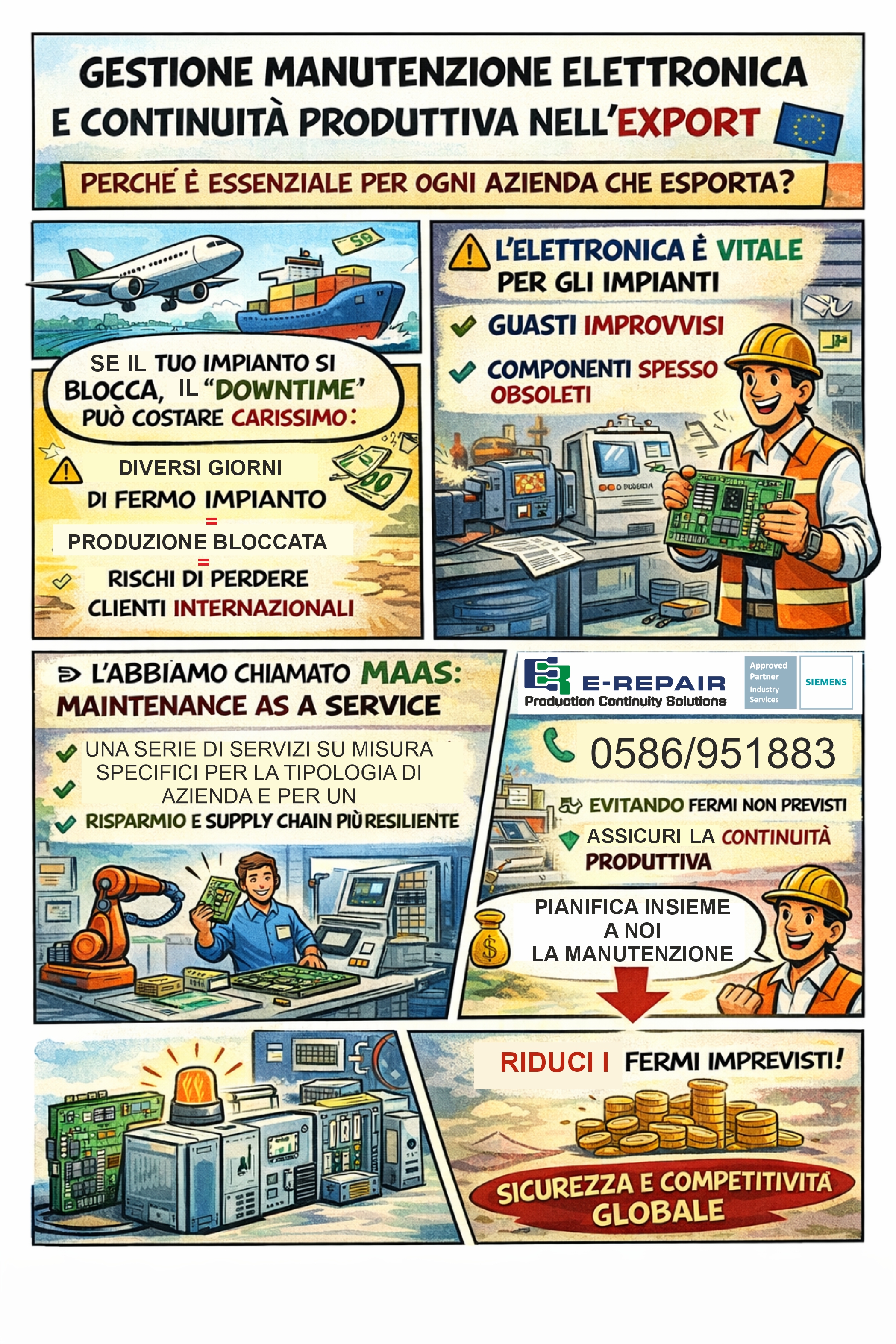 Focus strategia continuita produttiva e accordi export 