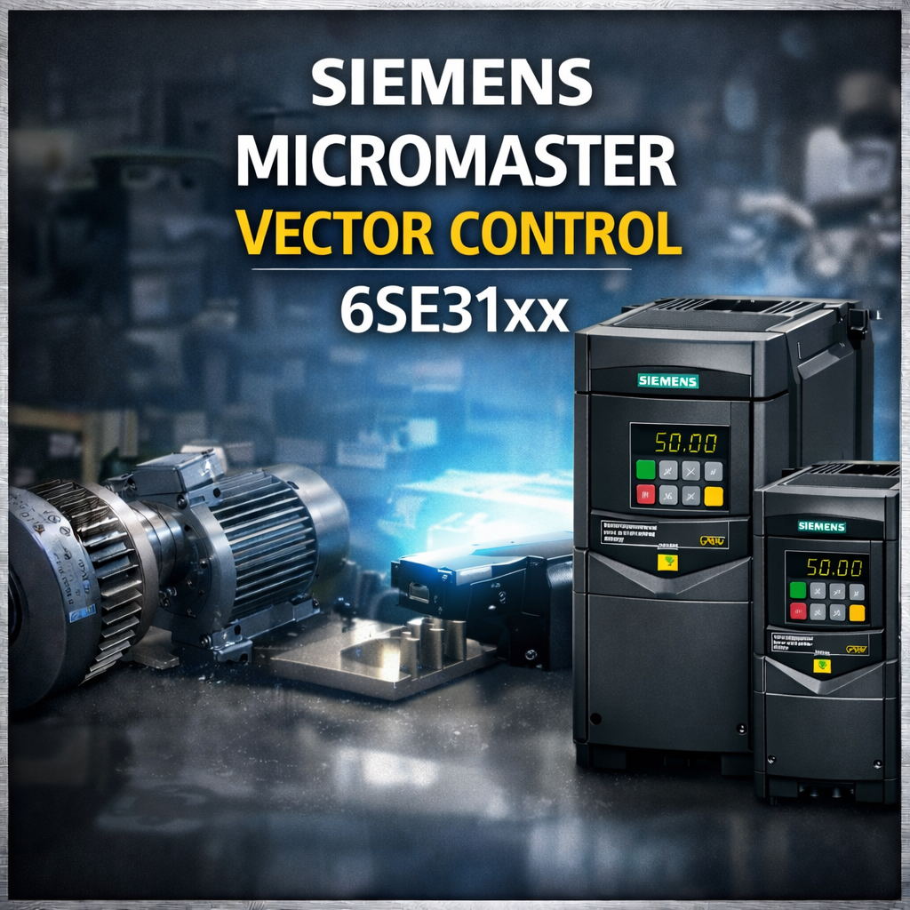 Siemens MICROMASTER inverter Vector Control 6SE31xx