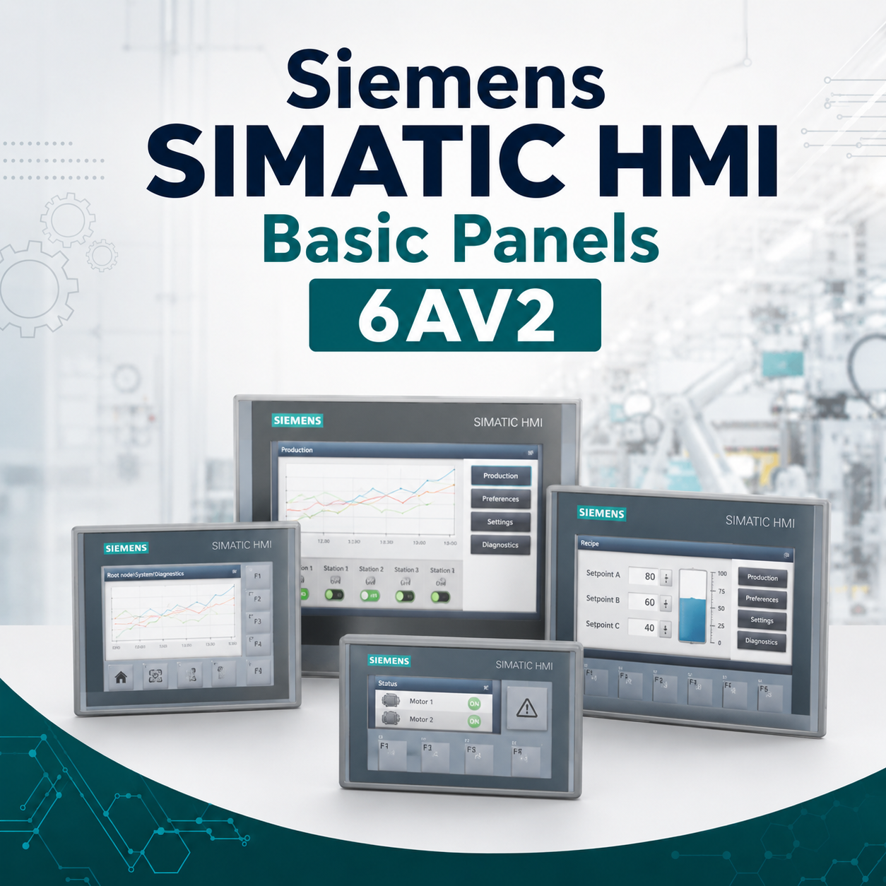 Siemens SIMATIC HMI Basic Panels 6AV2 Series
