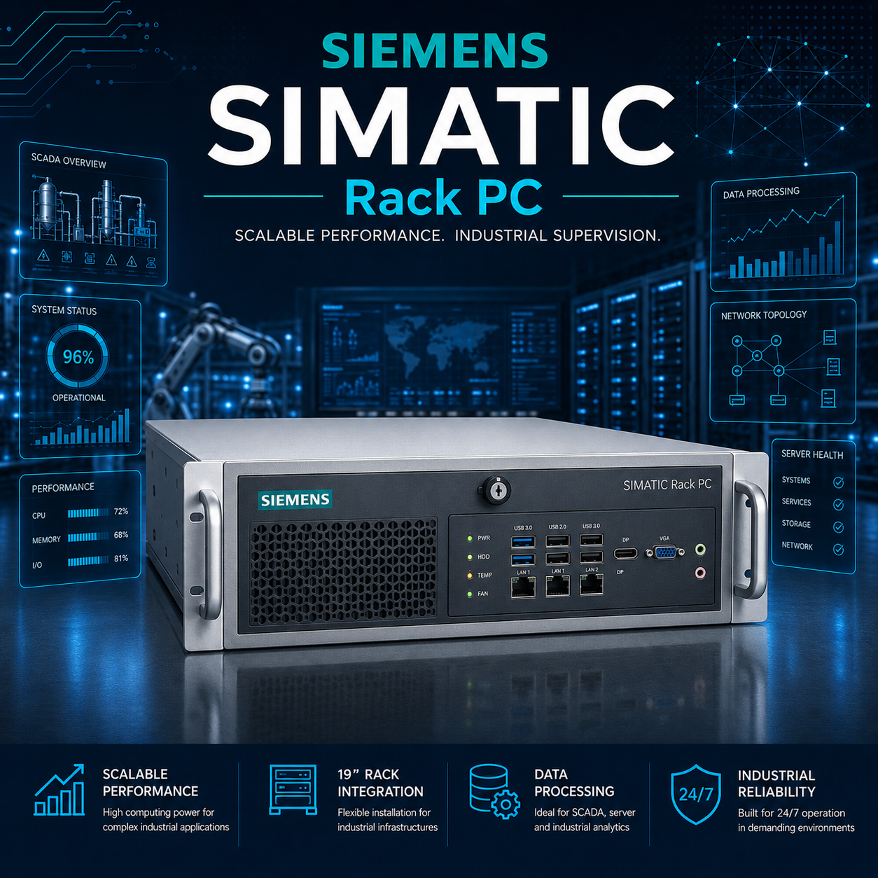 Siemens SIMATIC RACK PC