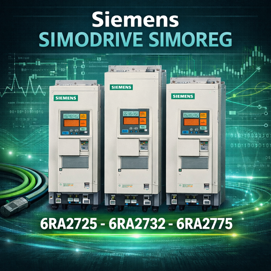 Siemens SIMODRIVE SIMOREG convertisseurs DC pour moteurs 6RA2725 6RA2732 6RA2775