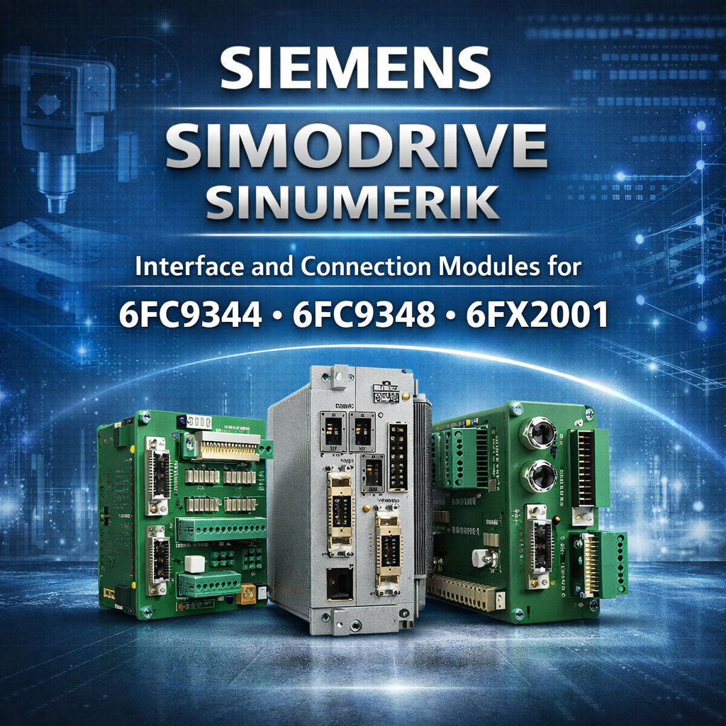 Siemens Simodrive Sinumerik interface and connection modules for 6FC9344 6FC9348 6FX2001