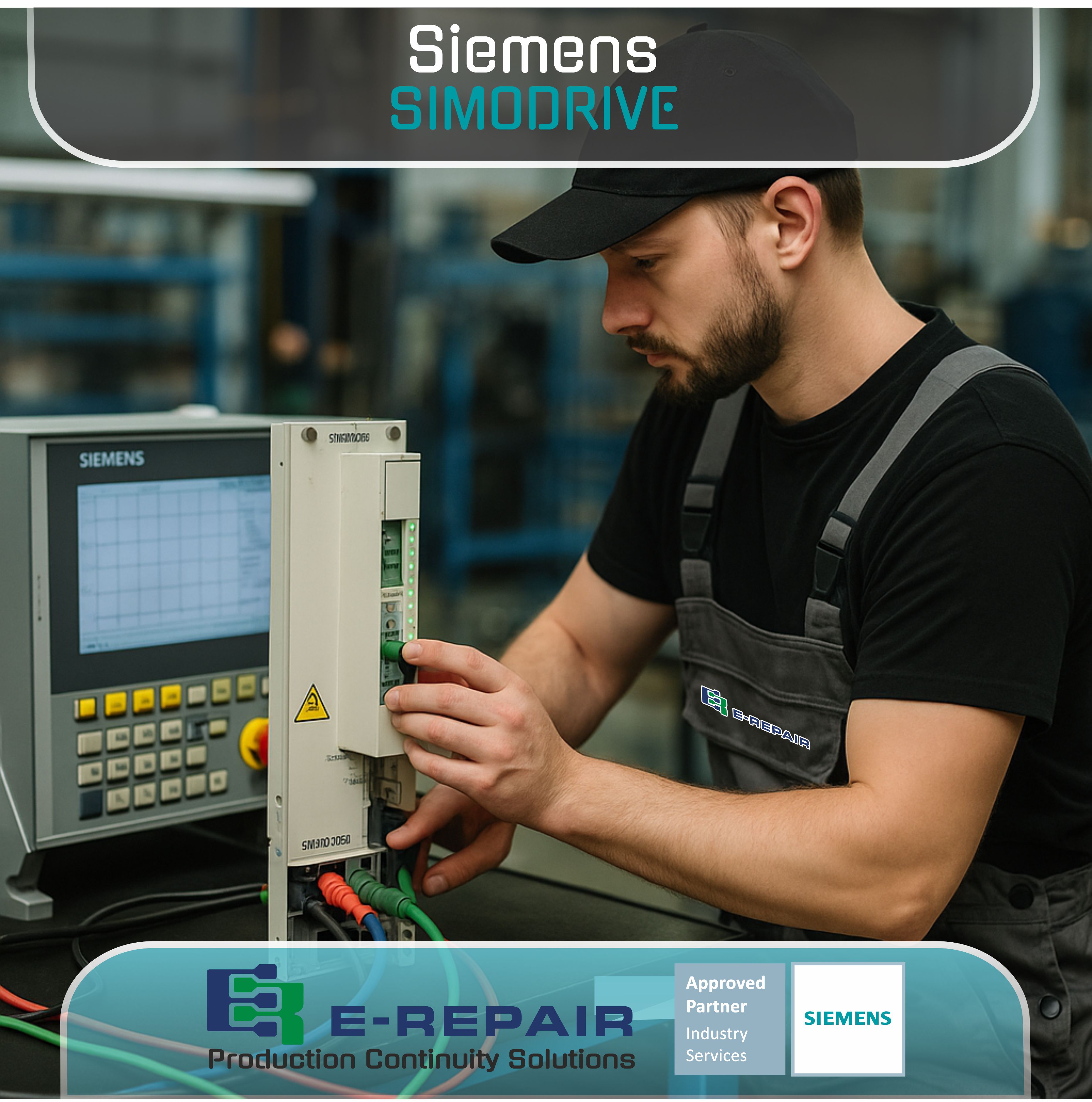 Servizi E-Repair per prodotti Siemens Gamma Simodrive
