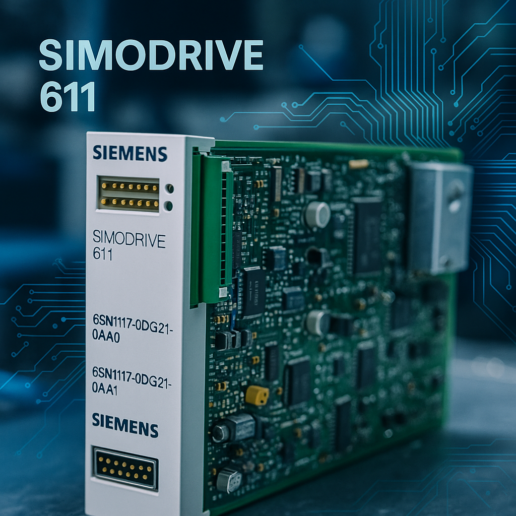 Siemens SIMODRIVE 611 – Moduli di Controllo 6SN1117: il cuore della precisione CNC