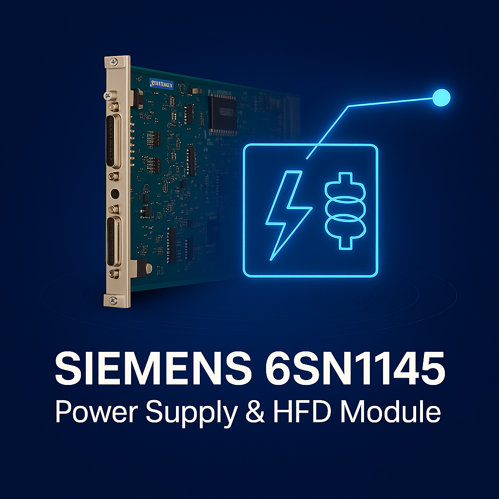 Siemens Simodrive 611 Power Supply Modules 6SN1145