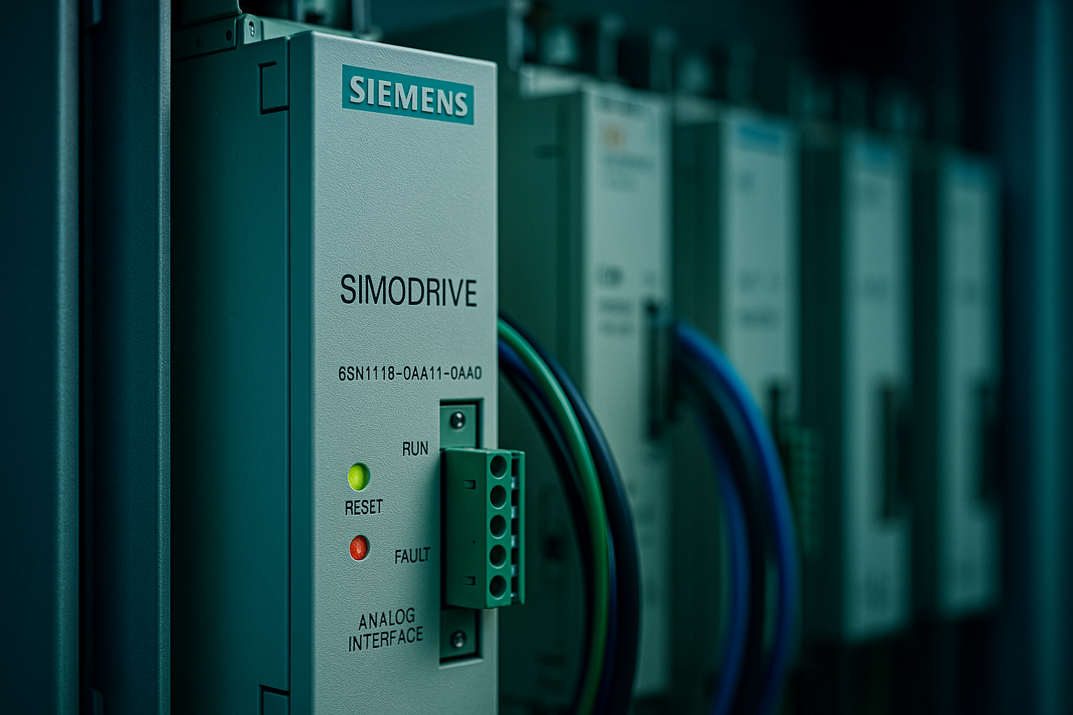 SIMODRIVE 611 Analog  Unità di controllo Siemens 6SN1118-0A ancora indispensabili
