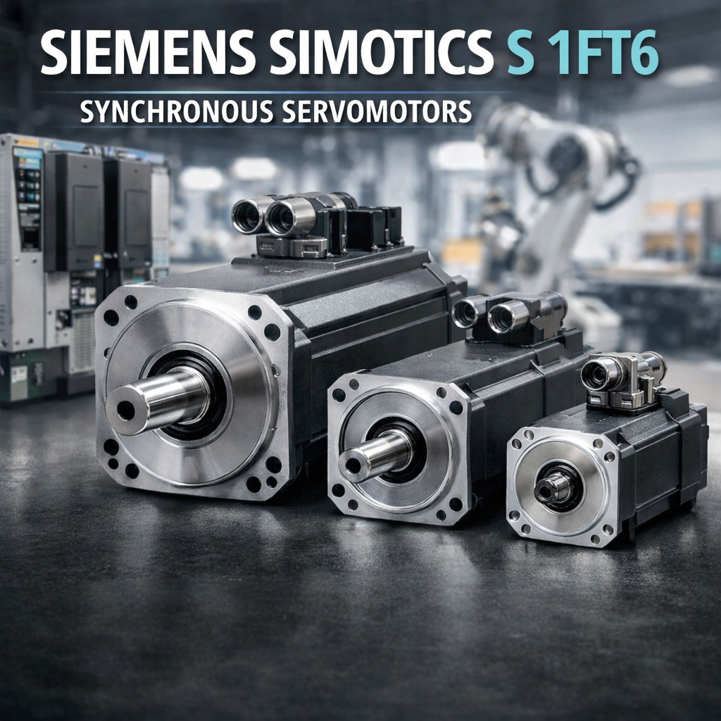 Siemens SIMOTICS S Series 1FT6 High-Performance Synchronous Servomotors