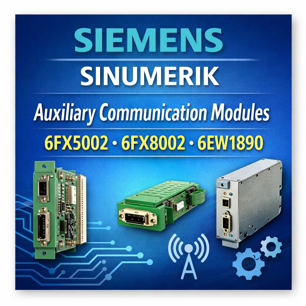 Siemens Simodrive Sinumerik Auxiliary Communication Modules 6FX5002 6FX8002 6EW1890